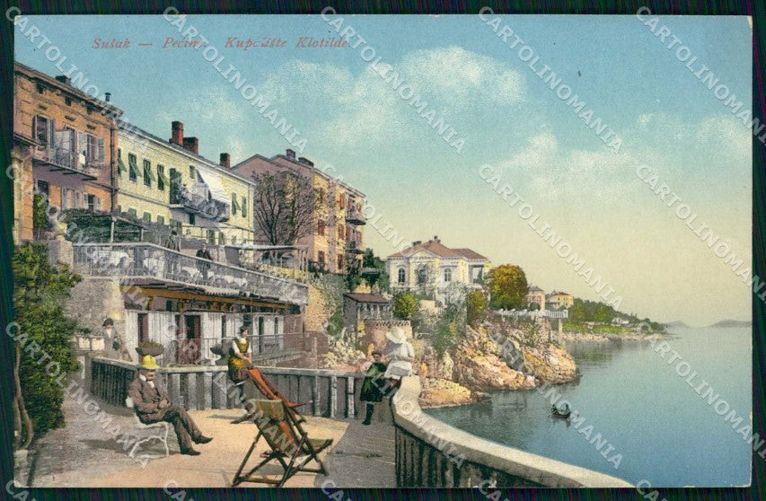 Croazia Croatia Sansego Susak Terrazza Vista Mare cartolina RT7031 – fronte