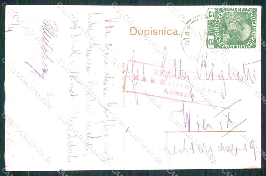 Croazia Croatia Castua Kastav Saluti da cartolina RT7035 – retro
