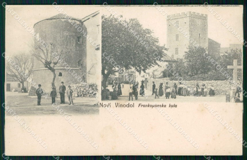 Croazia Croatia Novi Novi Vinodolski Torre cartolina RT7046 – fronte