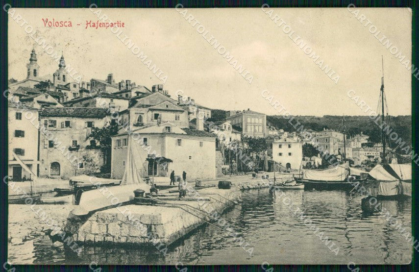 Croazia Croatia Abbazia Volosca Volosko Porto Stengel 4769 cartolina RT7051 – fronte