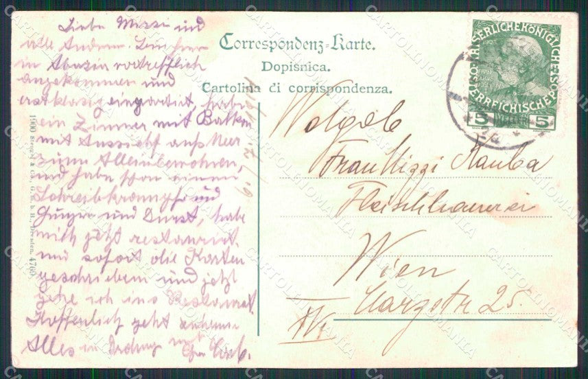 Croazia Croatia Abbazia Volosca Volosko Porto Stengel 4769 cartolina RT7051 – retro