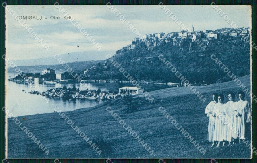Croazia Croatia Castelmuschio Veglia Omisalj Krk cartolina RT7058 – fronte