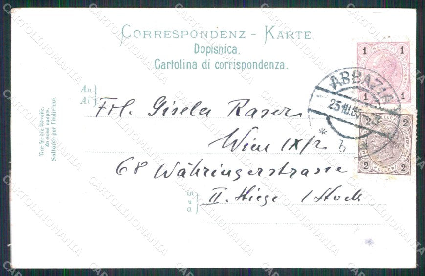 Croazia Croatia Abbazia Icici Opatija Barche cartolina RT7066 – retro