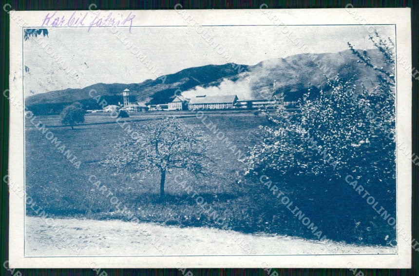 Bulgaria Balgarija Ruse Fabbrica PIEGHINE cartolina RT7068 – fronte