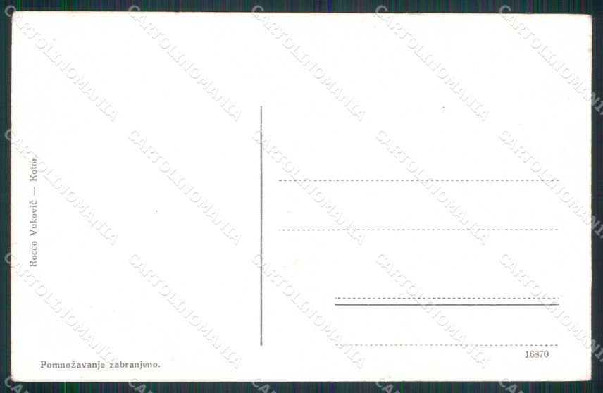 Montenegro Crna Gora Perzagno Prcanj Chiesa Cattedrale cartolina RT7080 – retro