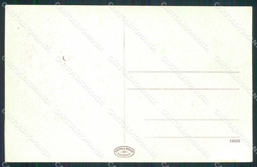 Croazia Croatia Mezzo Lopud Spiaggia cartolina RT7093 – retro