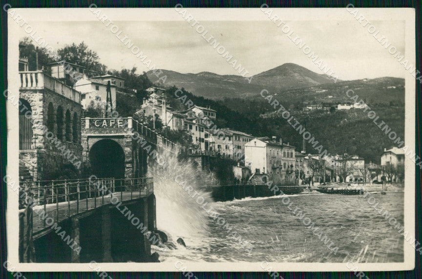 Croazia Croatia Abbazia Opatija Spiaggia Ica Foto cartolina RT7117 – fronte