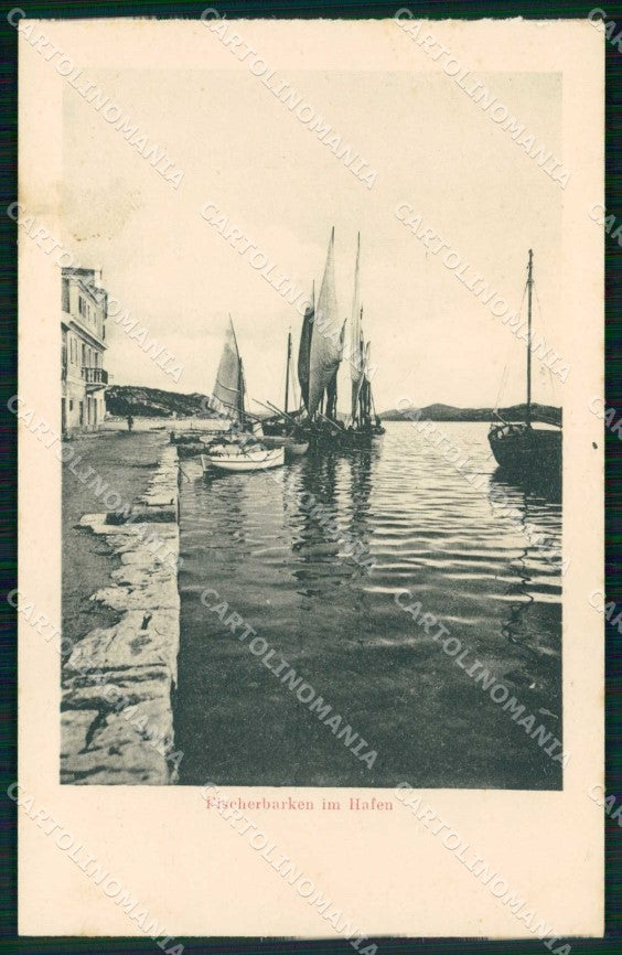 Croazia Croatia Lussinpiccolo Mali Losinj Porto Pescherecci cartolina RT7131 – fronte