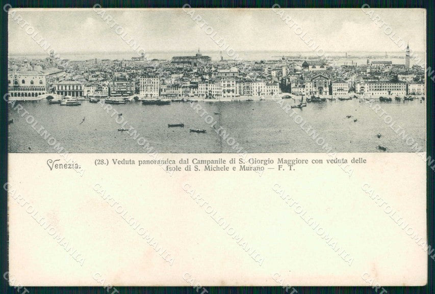Venezia Città Veduta dal Campanile San Giorgio Maggiore cartolina RT7160 – fronte