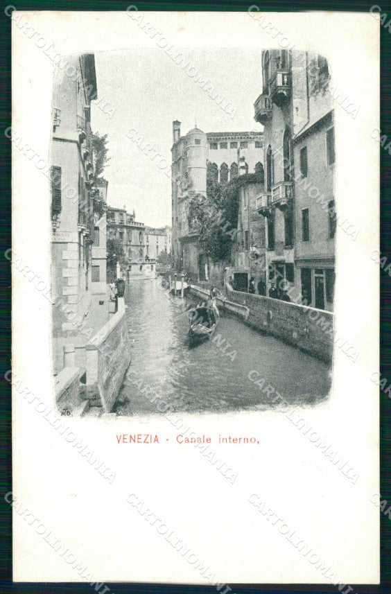 Venezia Città Canale Interno Gondola cartolina RT7173 – fronte