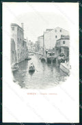 Venezia Città Canale Interno Barche cartolina RT7174 – fronte