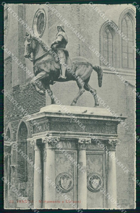 Venezia Città Monumento a Colleoni cartolina RT7177 – fronte
