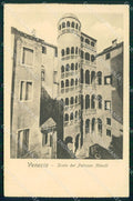 Venezia Città Scala del Palazzo Minelli cartolina RT7178 – fronte