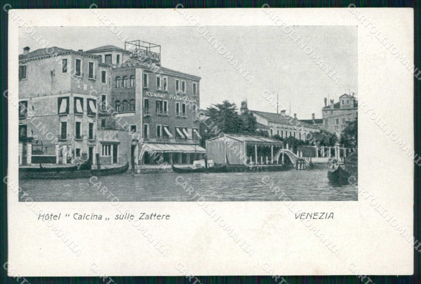 Venezia Città Hotel Calcina sulle Zattere cartolina RT7191 – fronte