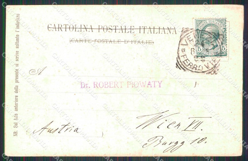 Venezia Città Abolaffio Calle Larga San Marco Ricamo Tombolo cartolina RT7207 – retro