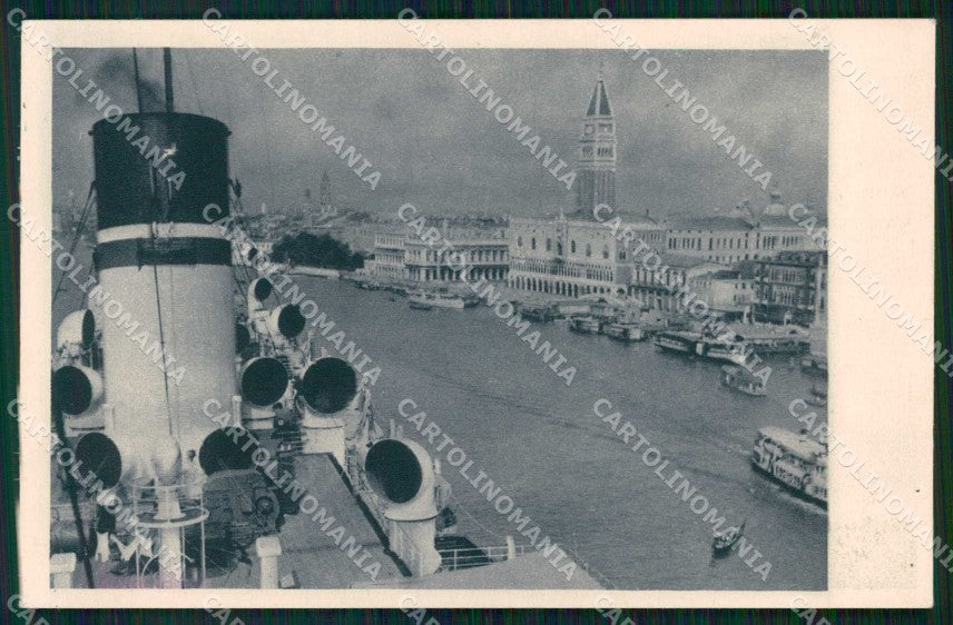 Venezia Città Veduta da Nave da Crociera Saturnia cartolina RT7211 – fronte