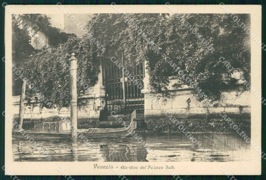 Venezia Città Giardino Palazzo Balbi Gondola cartolina RT7216 – fronte
