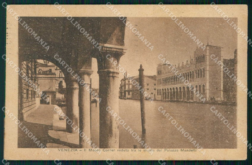 Venezia Città Museo Correr Veduta da Arcate Palazzo Mandelli cartolina RT7219 – fronte