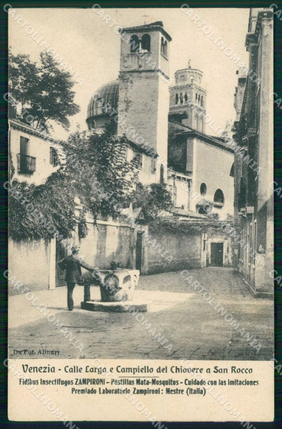 Venezia Città San Rocco Calle Larga Campiello del Chiovere cartolina RT7228 – fronte