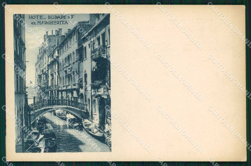 Venezia Città Hotel Budapest Ex Pensione Margherita cartolina RT7235 – fronte