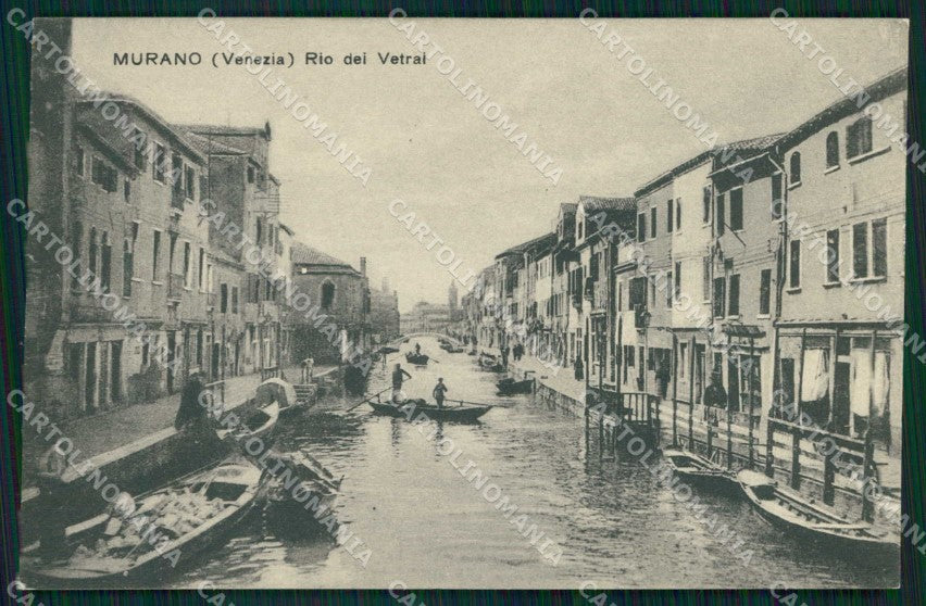 Venezia Città Murano Rio dei Vetrai Stein 16127 cartolina RT7240 – fronte