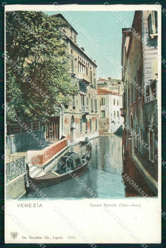 Venezia Città Canale Sanudo Gondola Trenkler 8194 cartolina RT7252 – fronte
