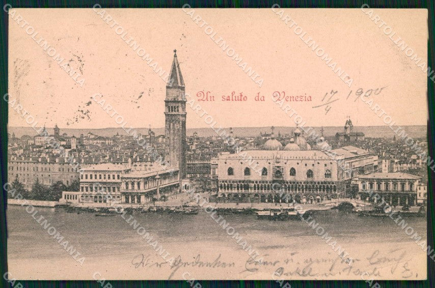 Venezia Città Saluto da cartolina RT7254 – fronte