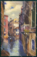 Venezia Città Rio del Teatro Malibran cartolina RT7261 – fronte