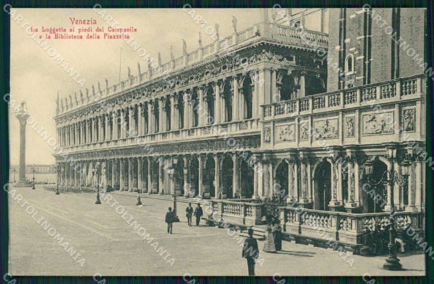 Venezia Città Biblioteca della Piazzetta Loggetta Stengel 11569 cartolina RT7277 – fronte