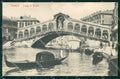 Venezia Città Ponte di Rialto Barche Gondola Stengel 11610 cartolina RT7279 – fronte