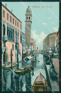 Venezia Città Rio dei Greci Barche cartolina RT7292 – fronte