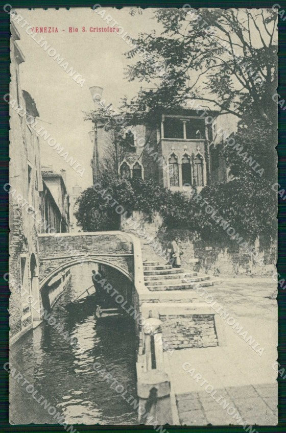 Venezia Città Rio San Cristoforo cartolina RT7310 – fronte
