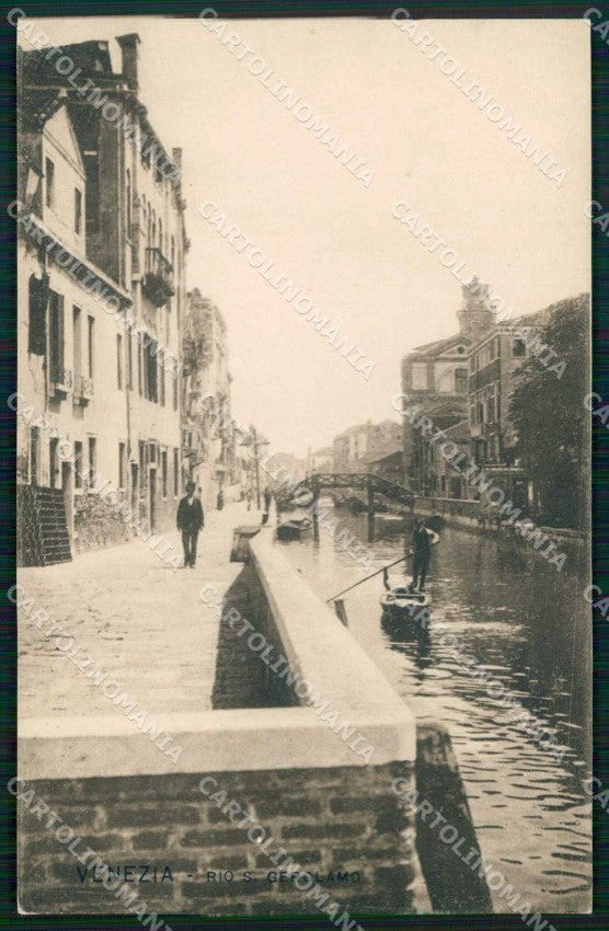Venezia Città Rio San Gerolamo cartolina RT7314 – fronte