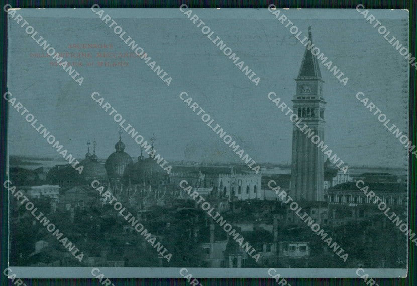 Venezia Città Ascensore Officine Meccaniche cartolina RT7343 – fronte