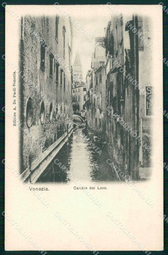 Venezia Città Canale dei Lovo cartolina RT7369 – fronte