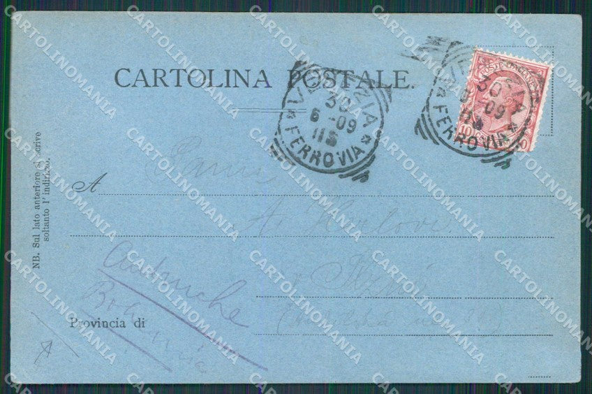 Venezia Città Burano Chiaro di Luna PIEGHINA Gobbato 6116 cartolina RT7417 – retro