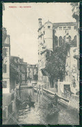 Venezia Città Rio Contarini Barche cartolina RT7443 – fronte