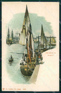 Venezia Città Bragozzi Barche Trenkler 12075 ABRASA cartolina RT7451 – fronte