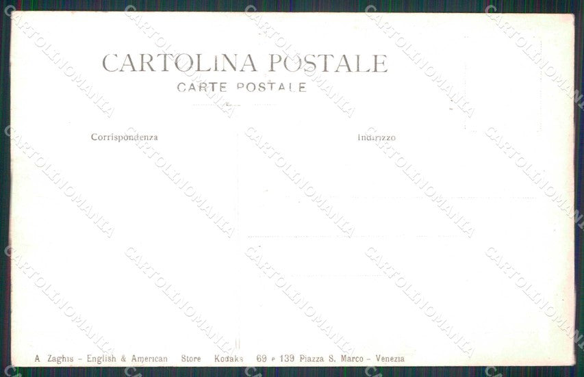 Venezia Città Qui la Gondola Signore cartolina RT7457 – retro