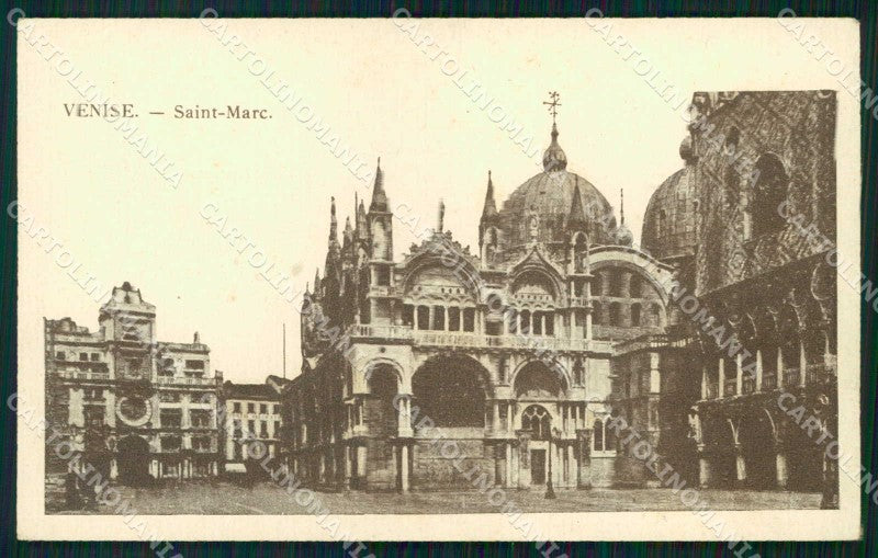Venezia Città San Marco Chocolat Moreuil Pubblicitaria Mini cartolina RT7472 – fronte