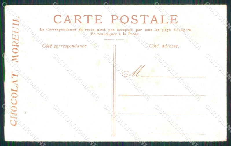 Venezia Città San Marco Chocolat Moreuil Pubblicitaria Mini cartolina RT7472 – retro