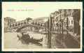 Venezia Città Ponte Rialto Chocolat Moreuil Pubblicitaria Mini cartolina RT7473 – fronte