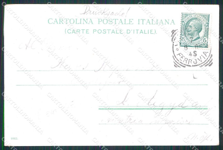 Venezia Città Saluti da Ponti Barche Canali PIEGHINE cartolina RT7477 – retro