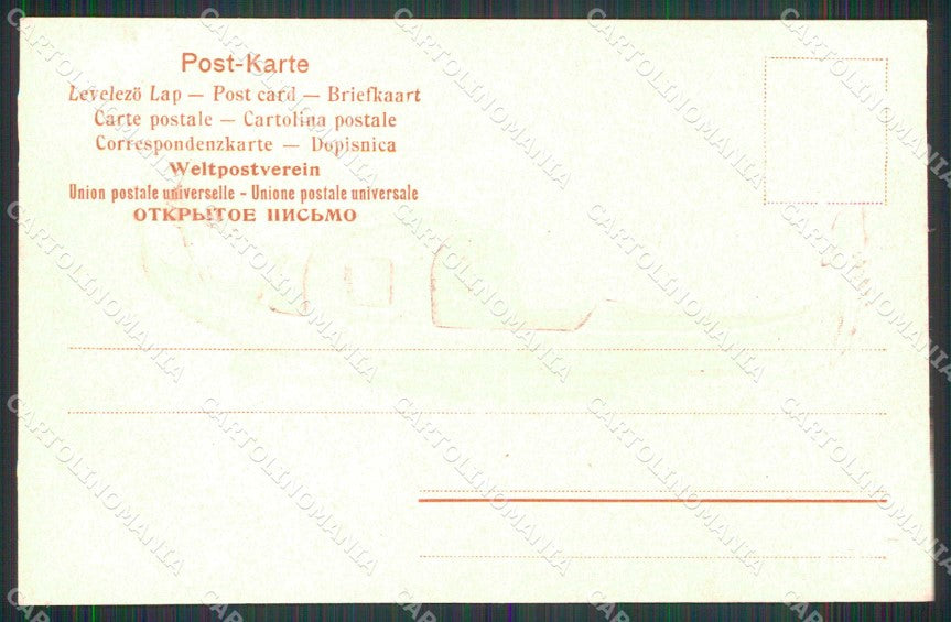 Venezia Città Saluti da Gondola in Rilievo cartolina RT7486 – retro