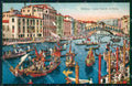 Venezia Città Canal Grande in Festa Barche cartolina RT7487 – fronte