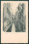 Venezia Città Canale dei Lovo Barche ABRASA cartolina RT7496 – fronte