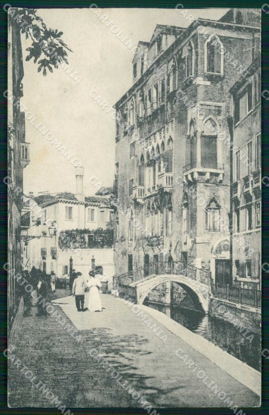 Venezia Città Canale Interno Fondamenta cartolina RT7497 – fronte