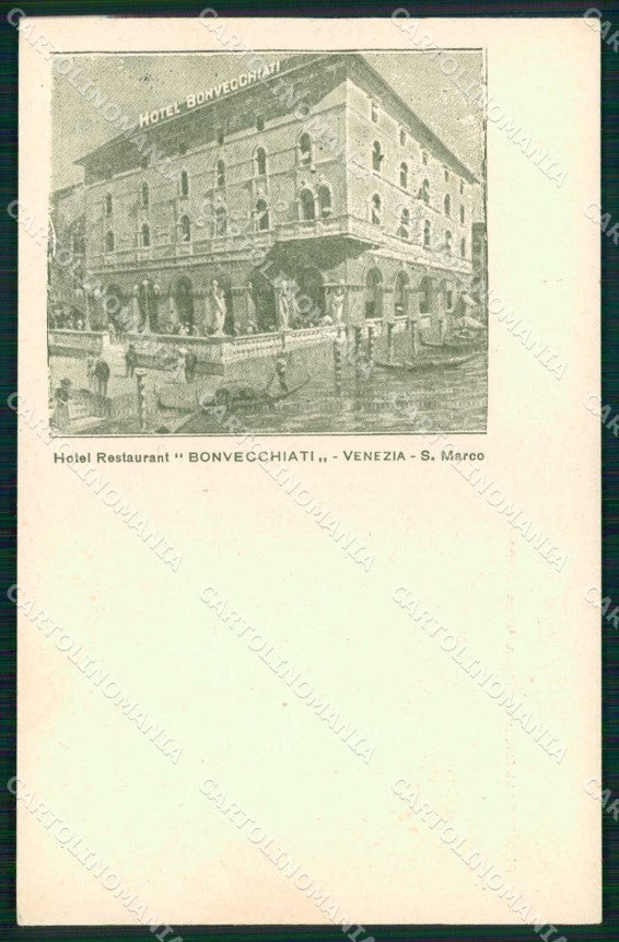 Venezia Città Hotel Ristorante Bonvecchiati cartolina RT7505 – fronte