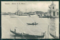 Venezia Città Bacino San Marco Barche Piroscafo cartolina RT7507 – fronte