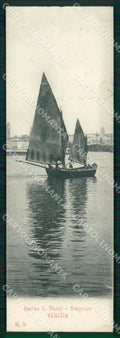 Venezia Città Bacino San Marco Bragozzo Mini cartolina RT7519 – fronte